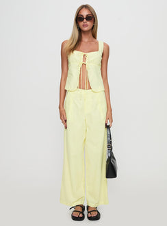 Such A Charmer Tie Up Set Yellow