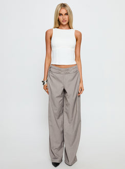 Georgetta Bust Detail Cami Top White
