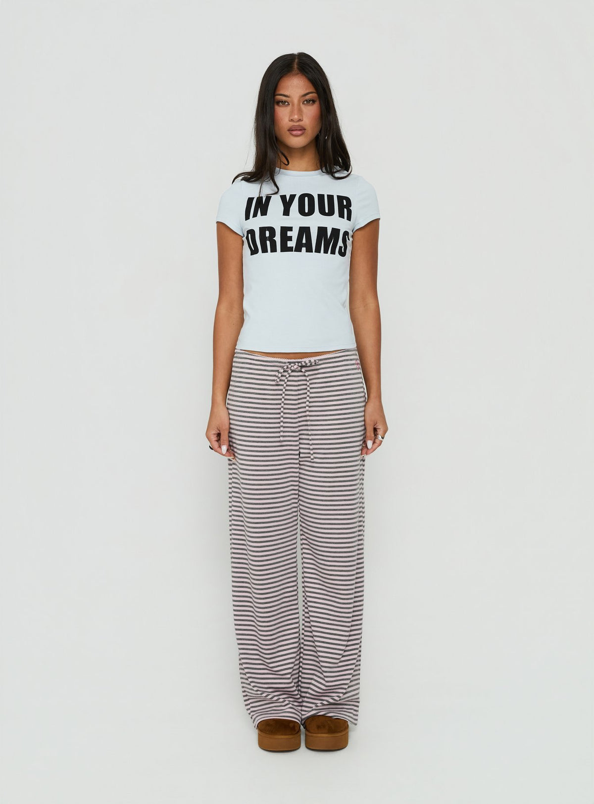 Always In Your Dreams Graphic Sleep Tee Blue