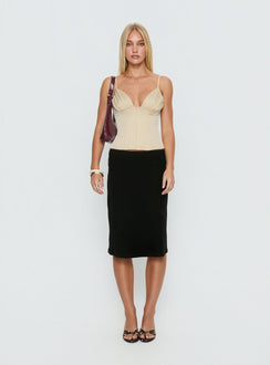 Scorsese Corset Top Champagne