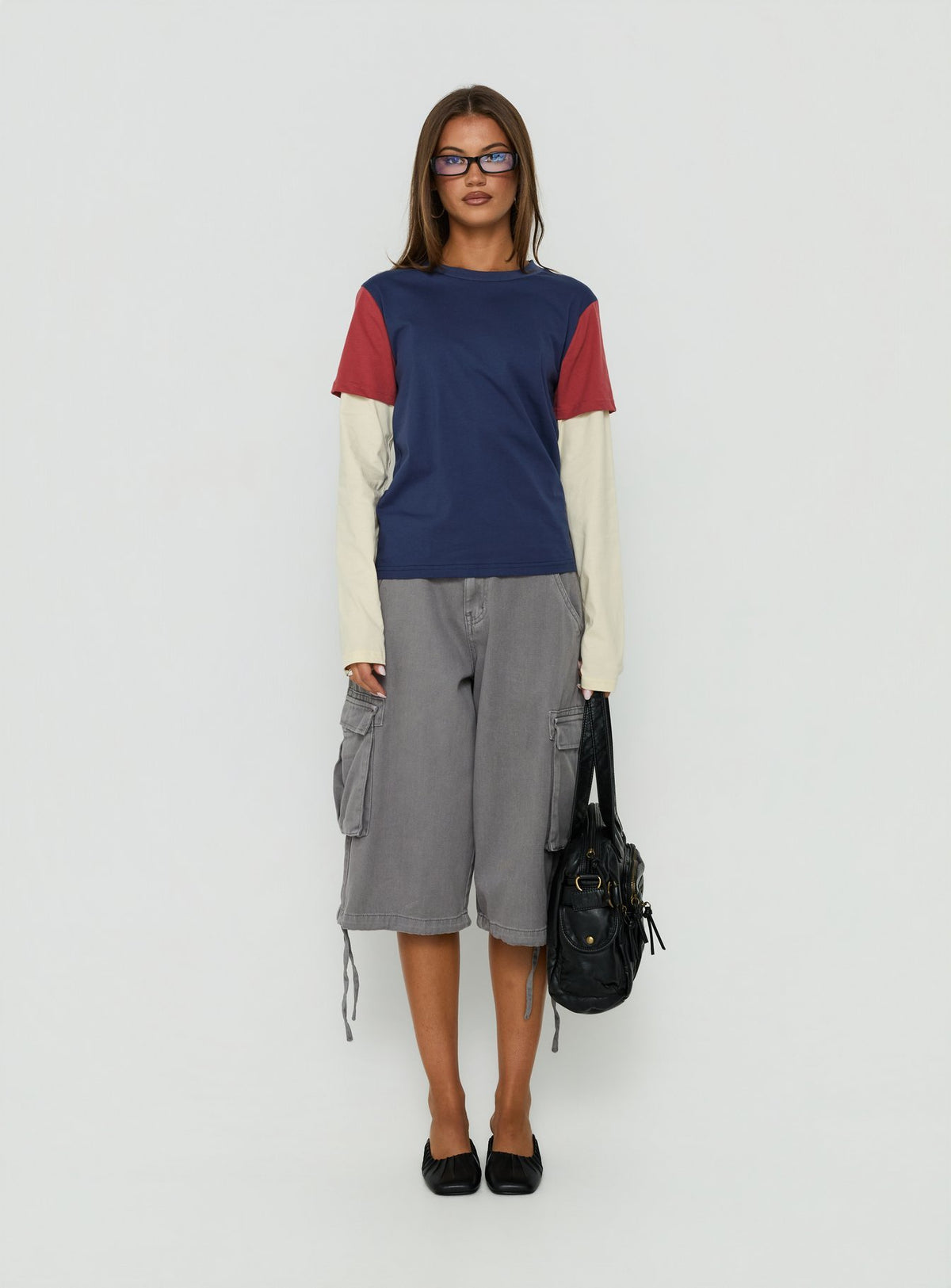 The Brass Long Sleeve Top Multi