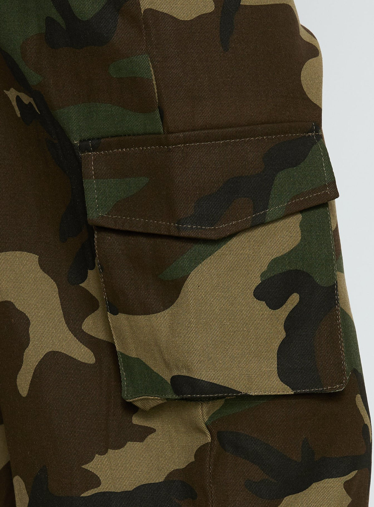 Vancer Longline Cargo Shorts Camo