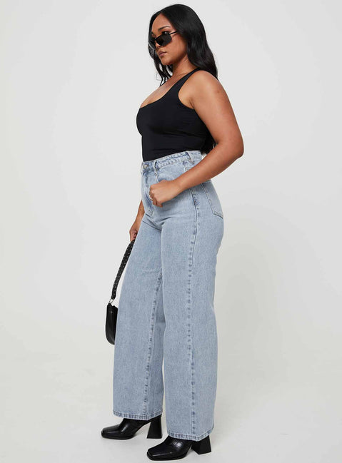 product Princess Polly Mid Rise  Nicolo Jeans Denim