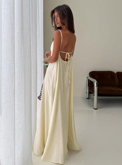 Solie Tie Back Maxi Dress Butter