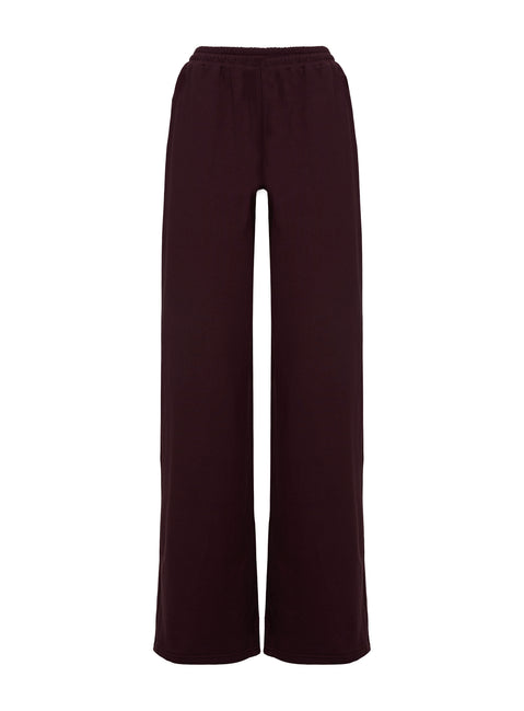 product Princess Polly All Day Straight Leg Sweatpants Wine Pants 