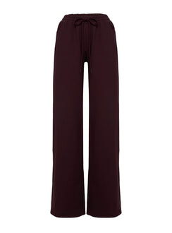 product Princess Polly All Day Straight Leg Sweatpants Wine Pants 