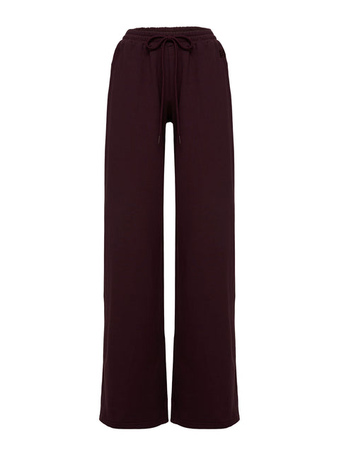 product Princess Polly All Day Straight Leg Sweatpants Wine Pants 