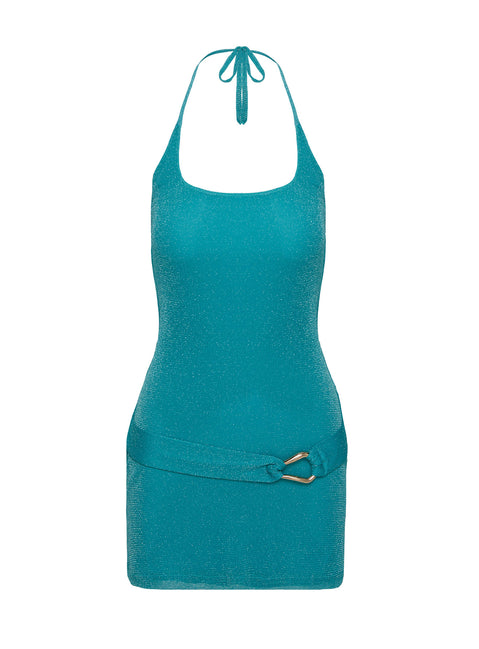product Princess Polly Armonia Mini Dress Teal Square Neck 