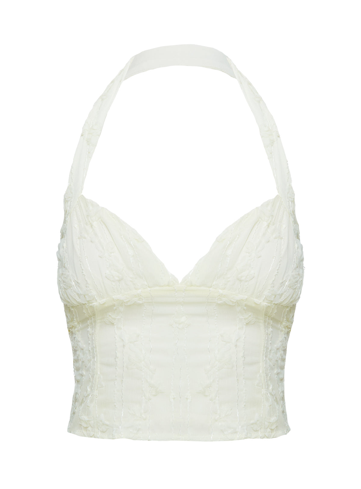 product Princess Polly Aspyn Halter Top Yellow Sleeveless Plunger 