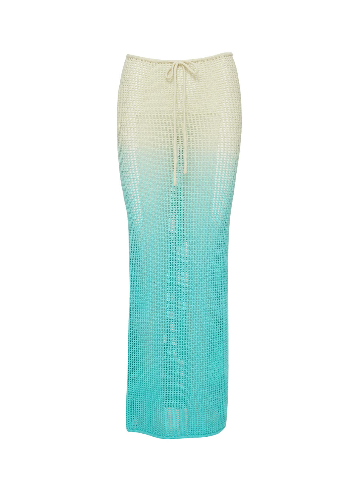 Auralia Knit Maxi Skirt Blue / Cream Maxi Skirts Skirts 