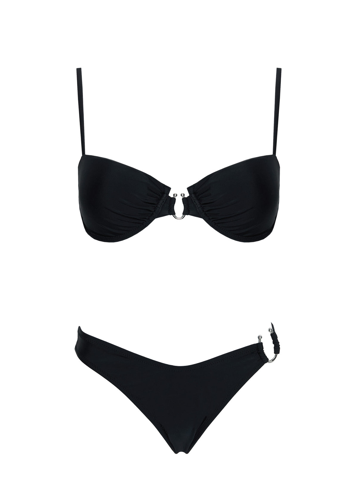Alexea Underwire Bikini Top Black