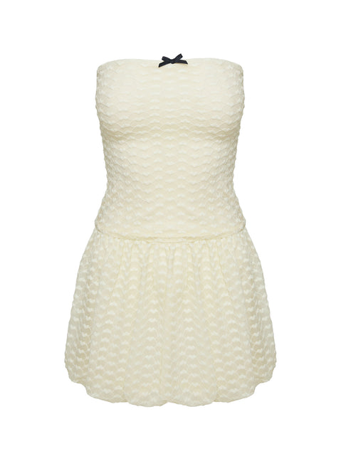 product Princess Polly Cryolan Mini Dress White Straight Neck 