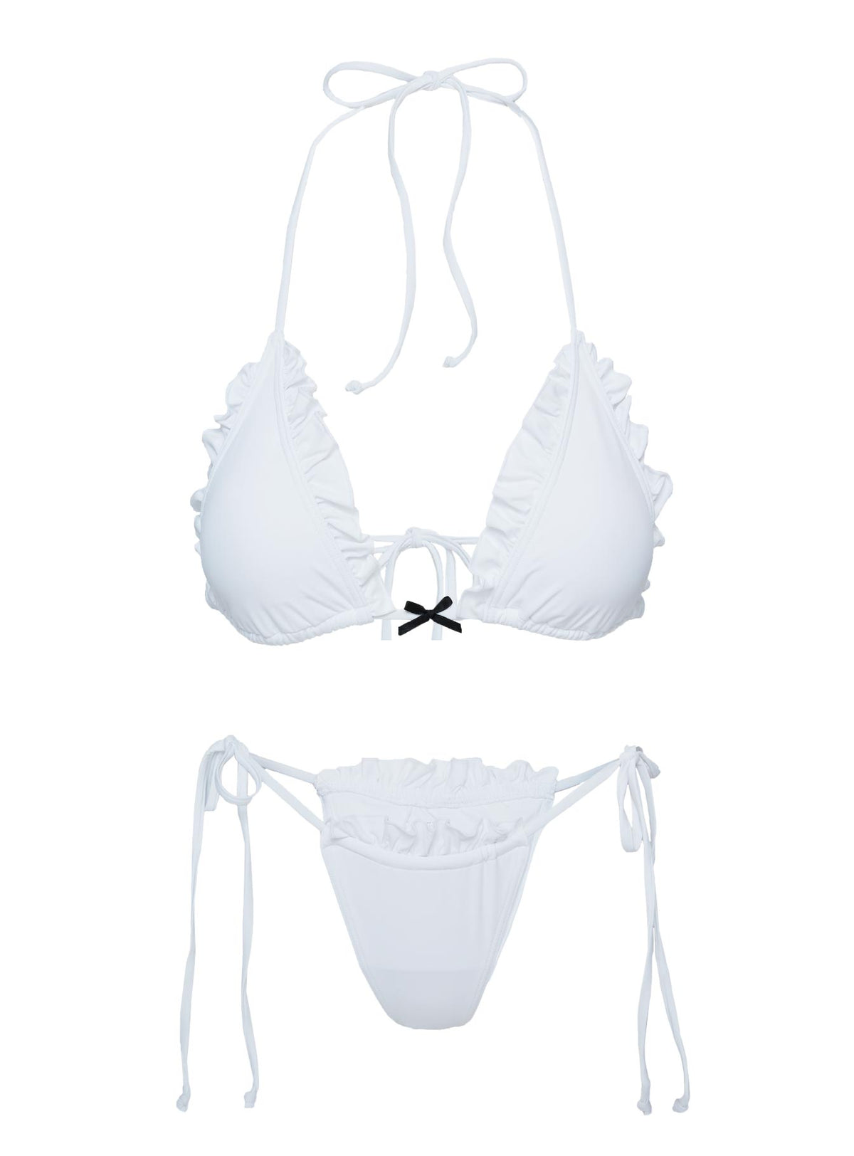 Dream Drift Bikini Top White