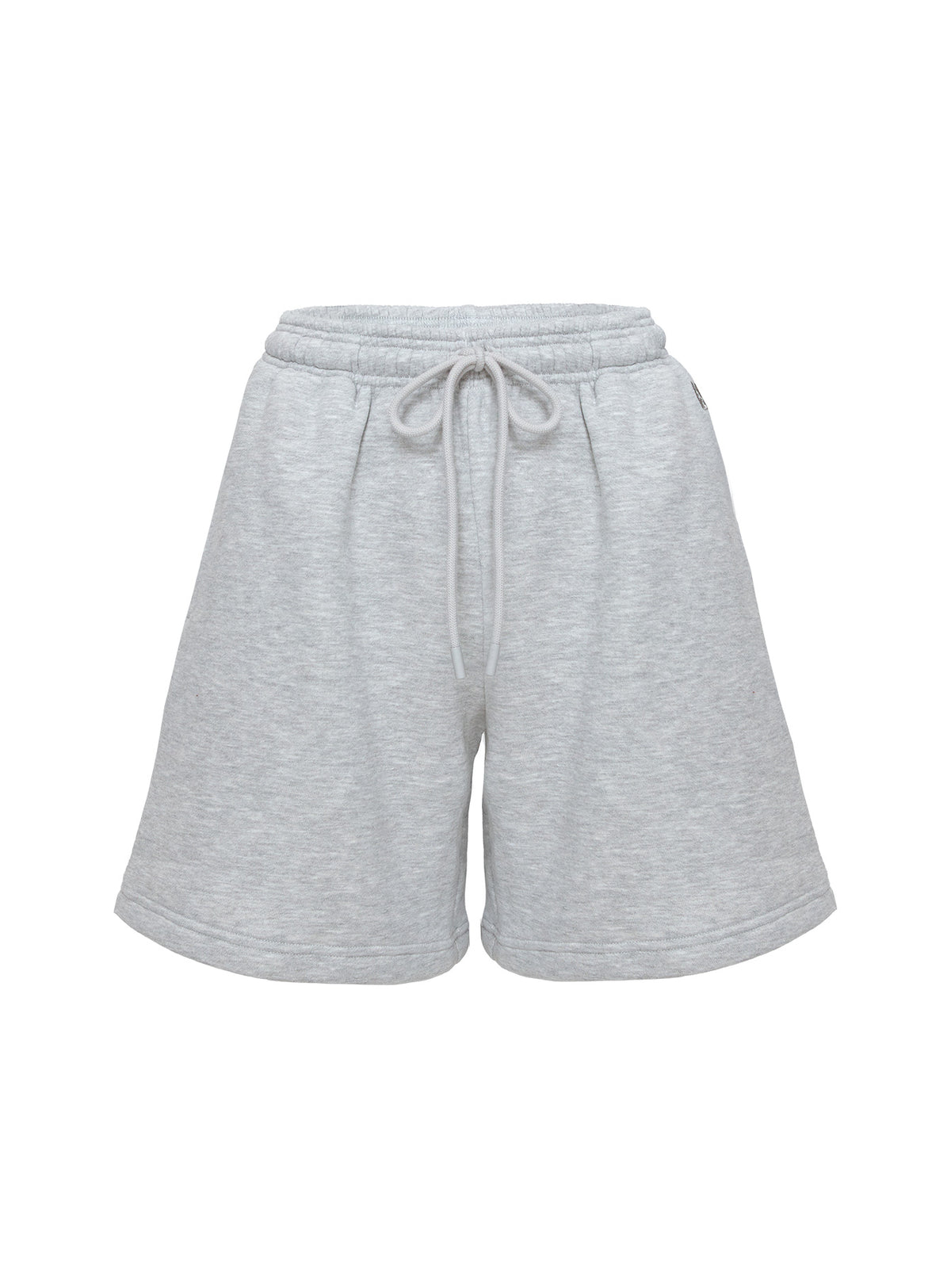 product Princess Polly Dream Fleece Longline Shorts Grey Marle High Waisted Shorts 