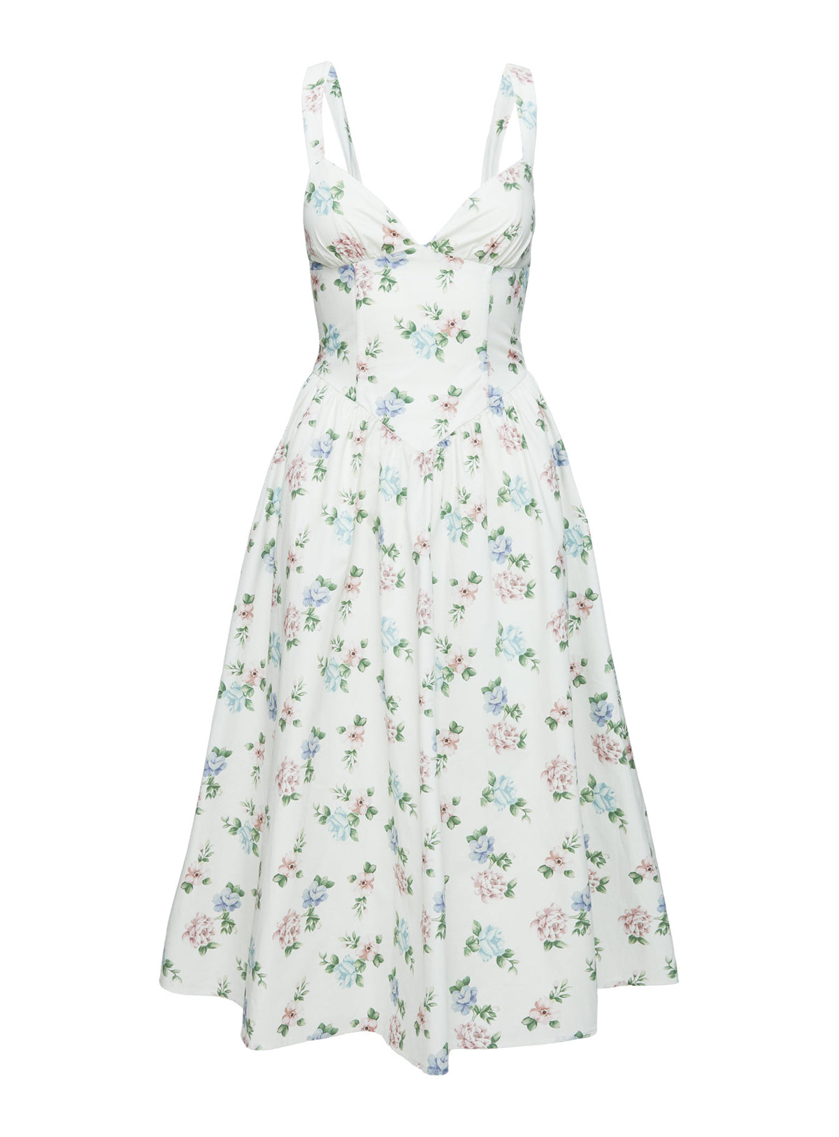 product Princess Polly Dulcibella Midi Dress Floral Plunger 