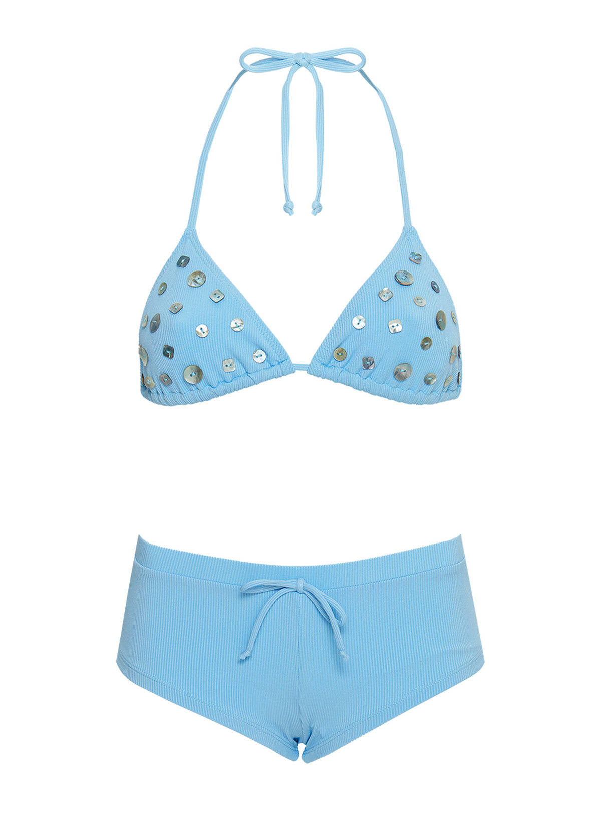 Jennee Micro Swim Shorts Blue