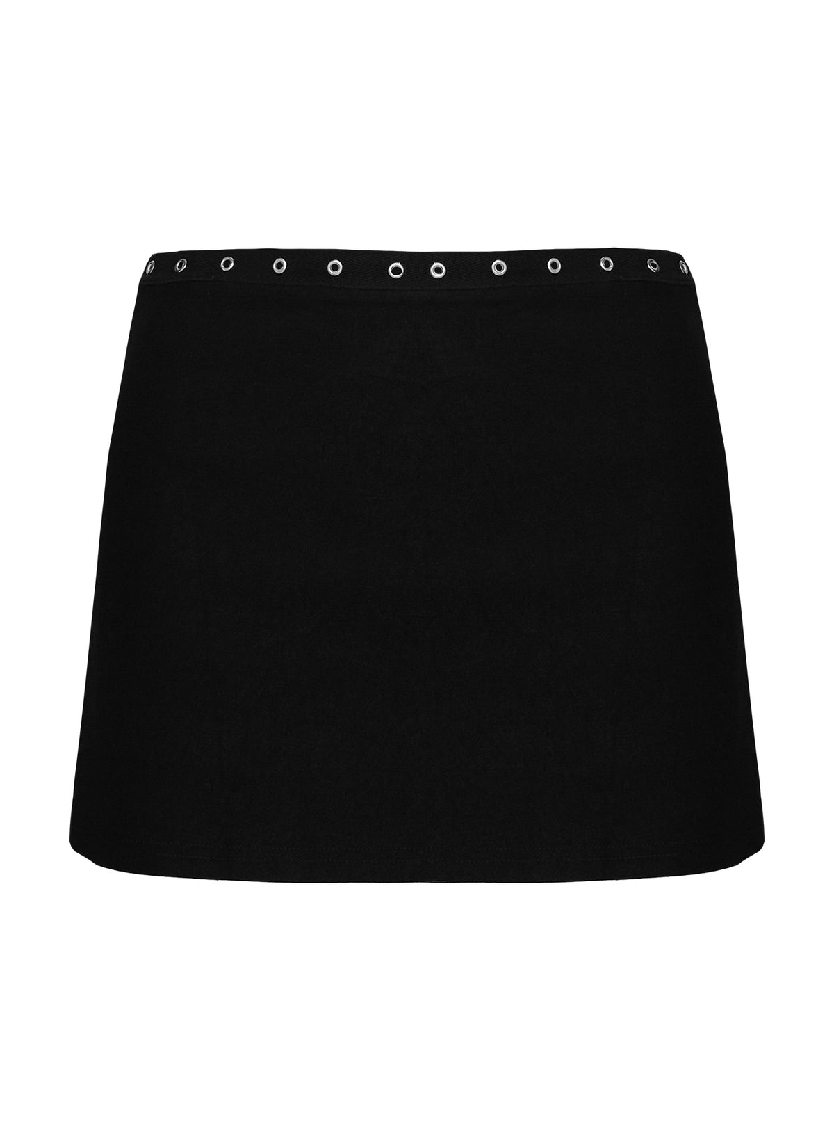 product Princess Polly Disclosure Eyelet Skort Black High Waisted Shorts 
