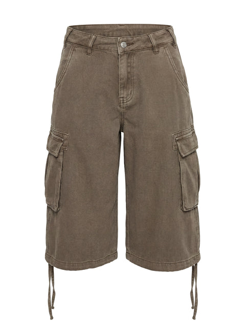 Hudsen Longline Cargo Shorts Khaki Tall