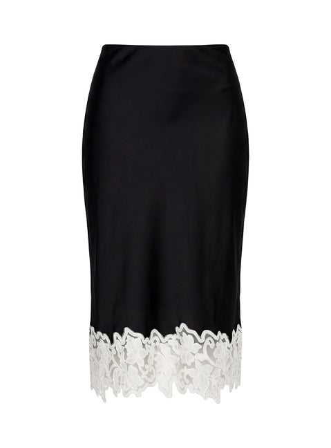 Anchored Midi Skirt Noir