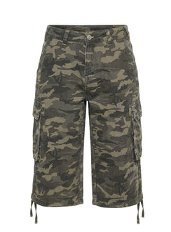 Hudsen Longline Cargo Shorts Camo Tall