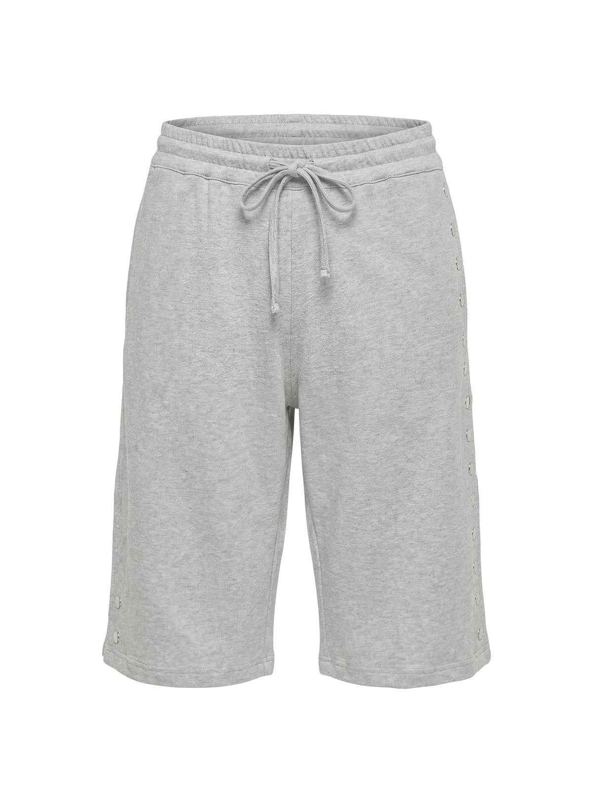 Kether Longline Basketball Studs Short Grey Marle Mid Rise Pants Pants 
