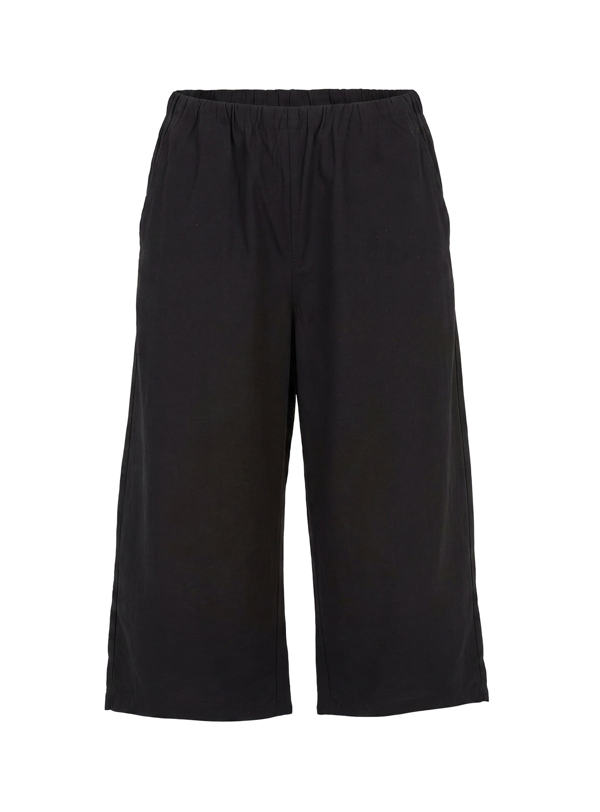 Explore the Lunea Concealed Waistband 3/4 Pant Black Petite in womens-regular-pants with high-rise product Princess Polly