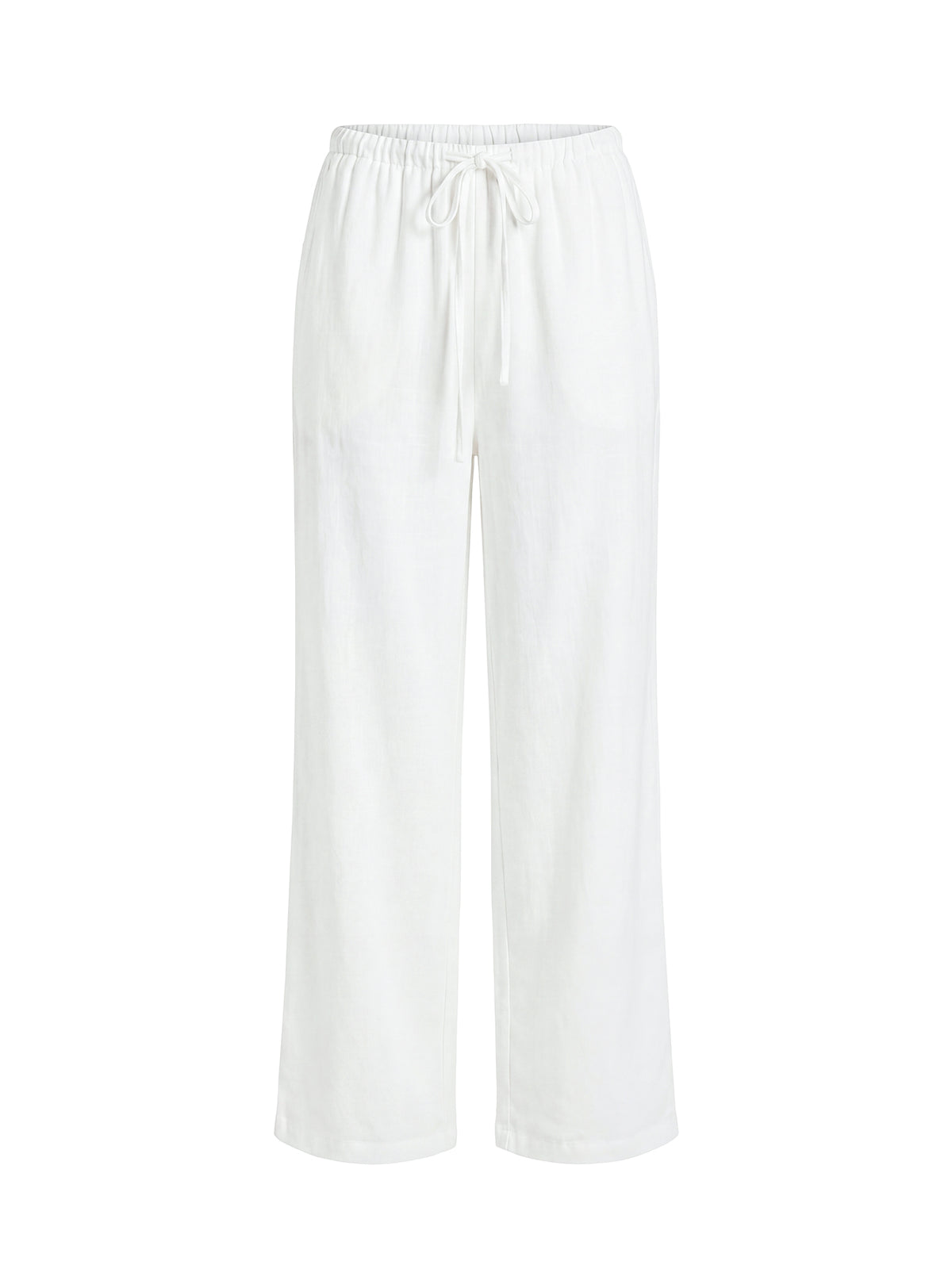 Parklea Linen Blend Pants White