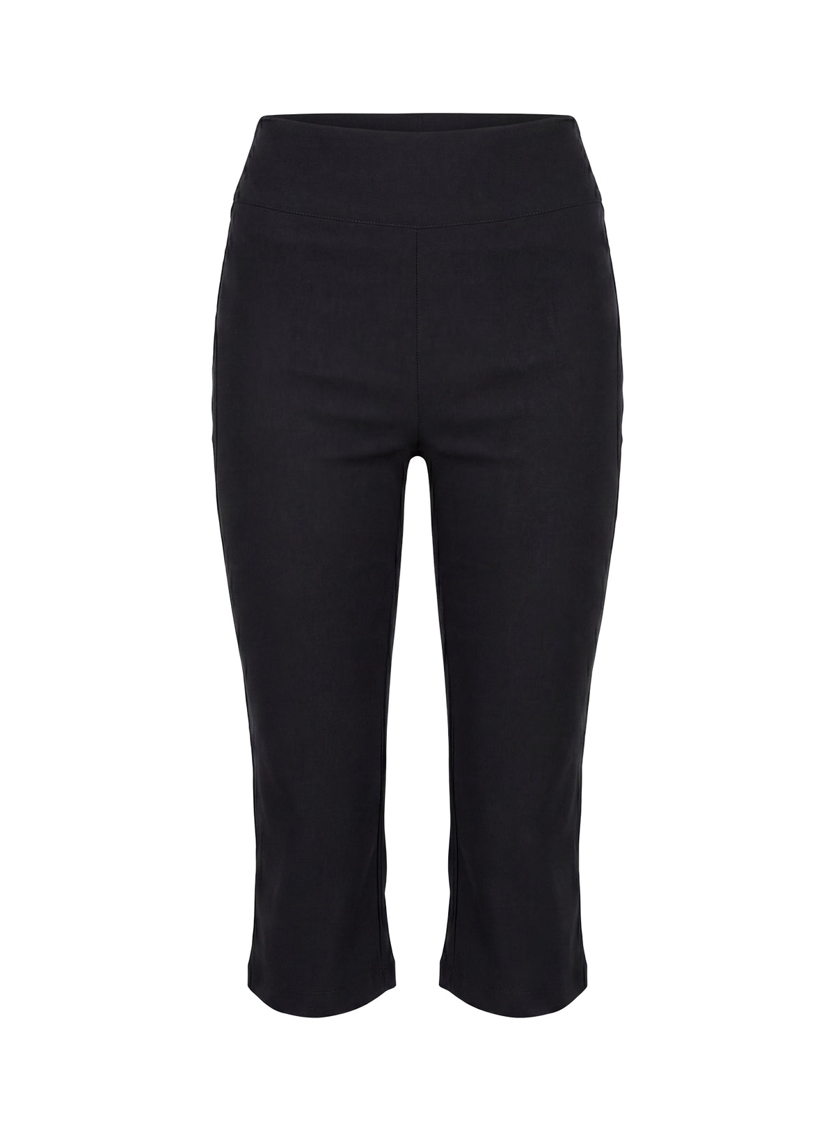 Displaying Samaira Capri Pant Black Petite womens-regular-pants in high-rise product