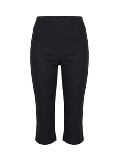 Displaying Samaira Capri Pant Black Petite womens-regular-pants in high-rise product
