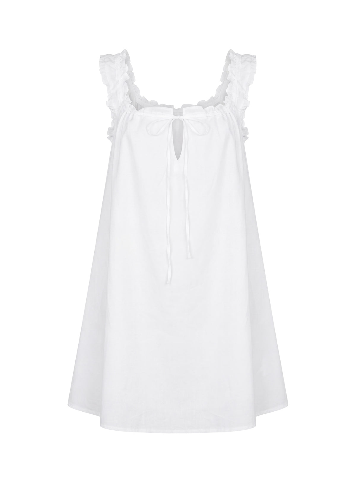 Swing Mini Dress White