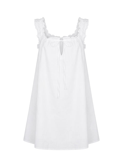 Swing Mini Dress White Petite