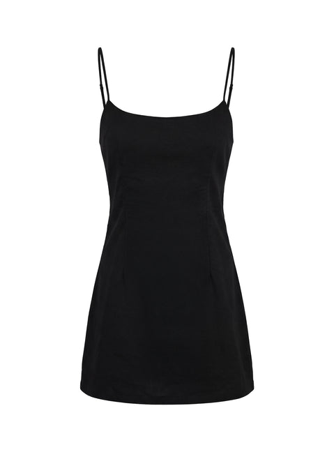 Yumiko Scoop Playsuit Black Petite