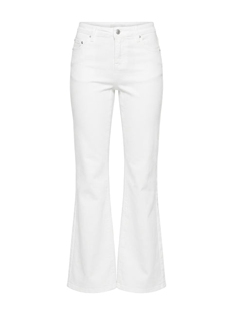 Magic Mirror Mid Rise Bootleg Jeans Ecru Mid Rise Jeans Jeans 