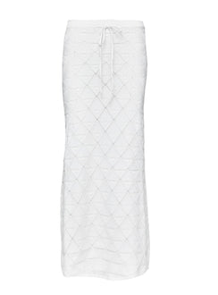 product Princess Polly Giulia Knit Maxi Skirt White Maxi Skirts Skirts 