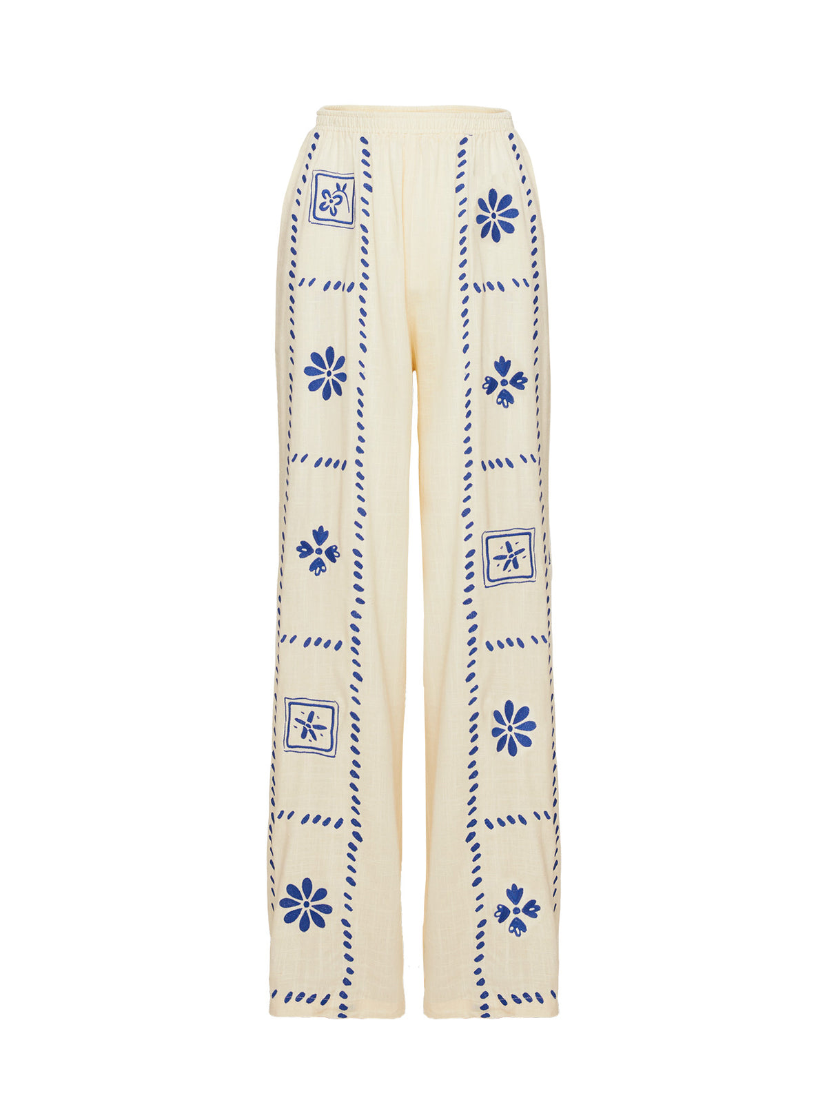 product Princess Polly Grazia Pants Cream / Blue Pants 