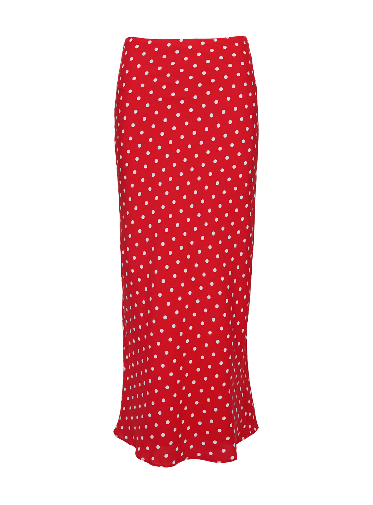 product Princess Polly Hayze Maxi Skirt Red / White Polka Maxi Skirts Skirts 