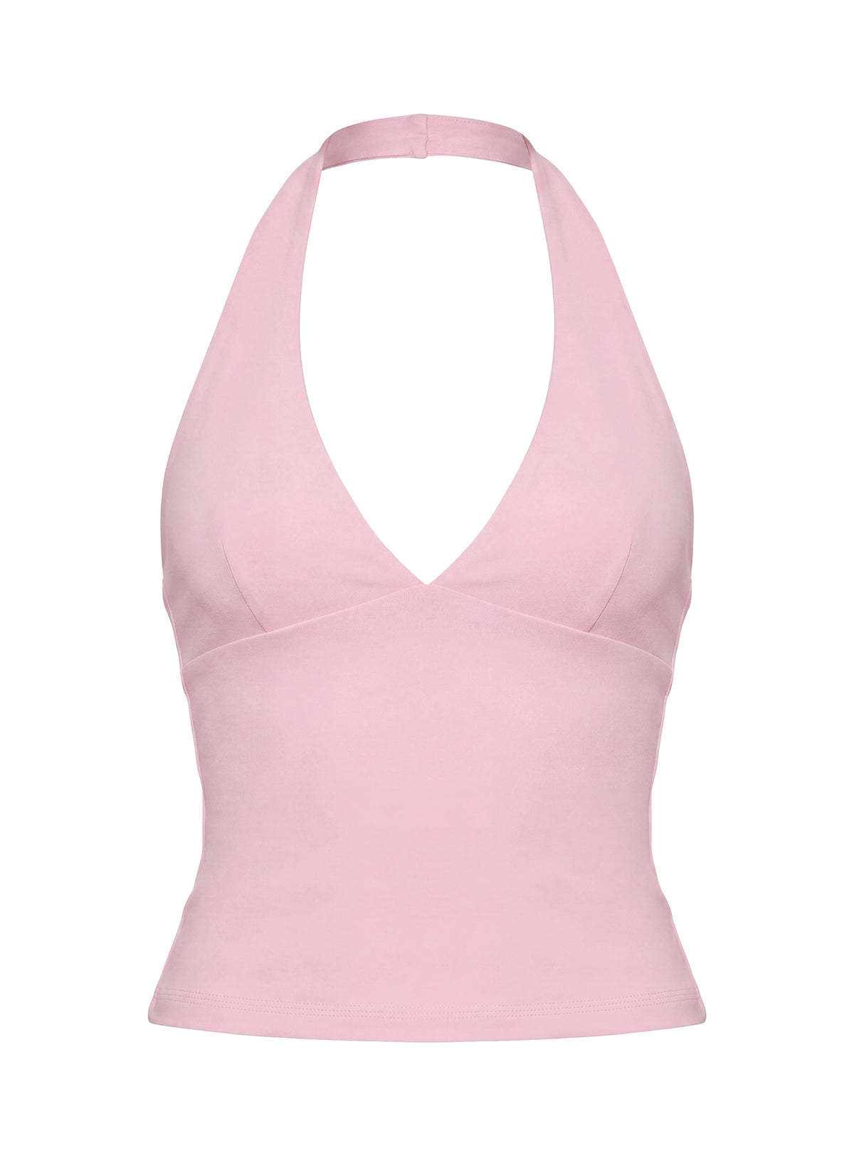 Habitual Active Longline Plunge Neck Tank Top Pink