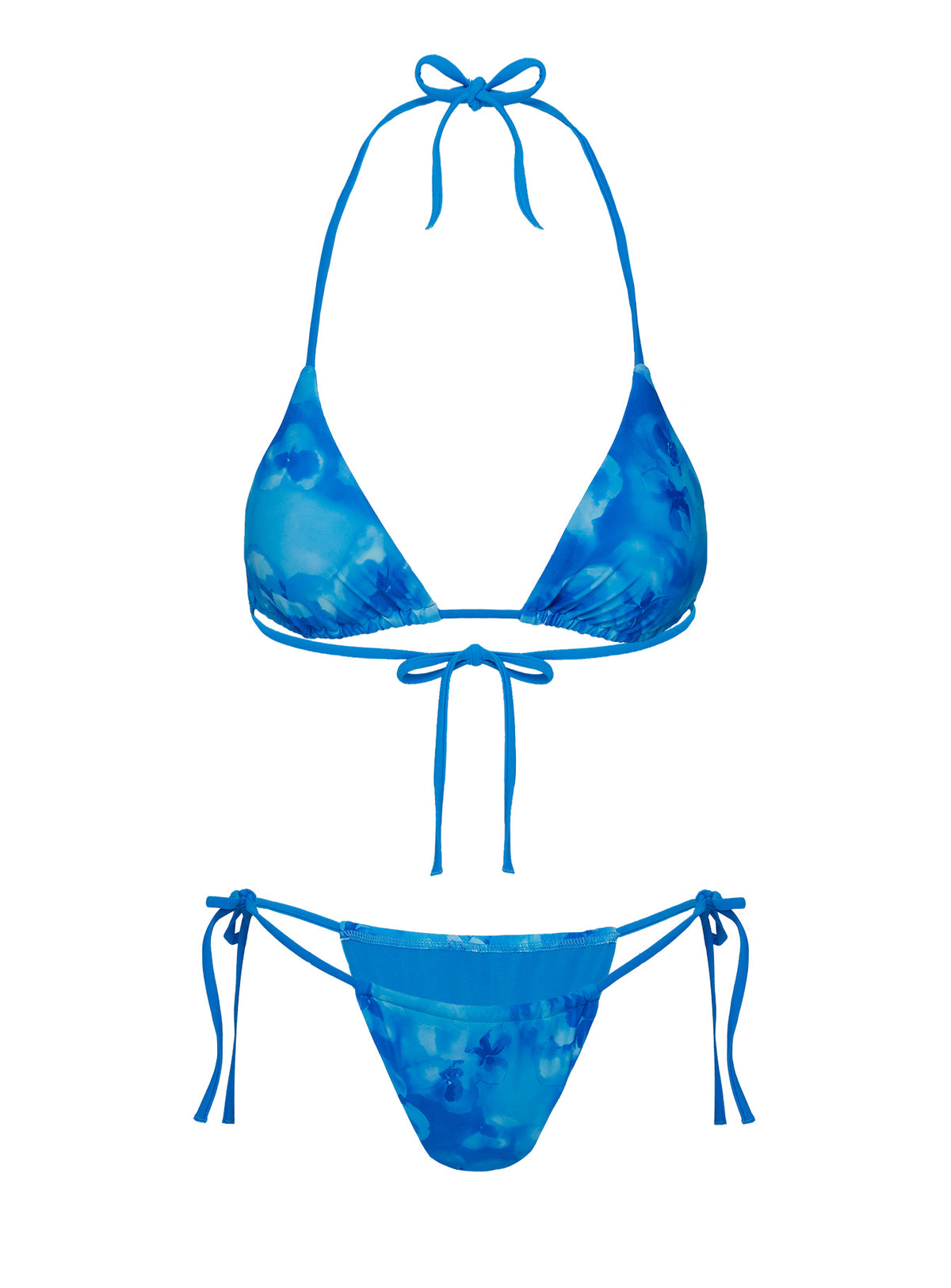 Floral print bikini bottoms Tie-side design, adjustable coverage, cheeky cut bottoms Good stretch, fully lined Princess Polly Lower Impact