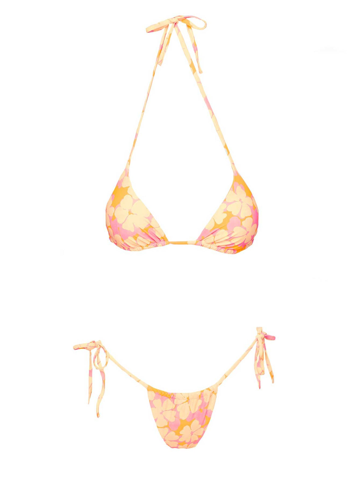 Jenner Triangle Bikini Top Multi Floral
