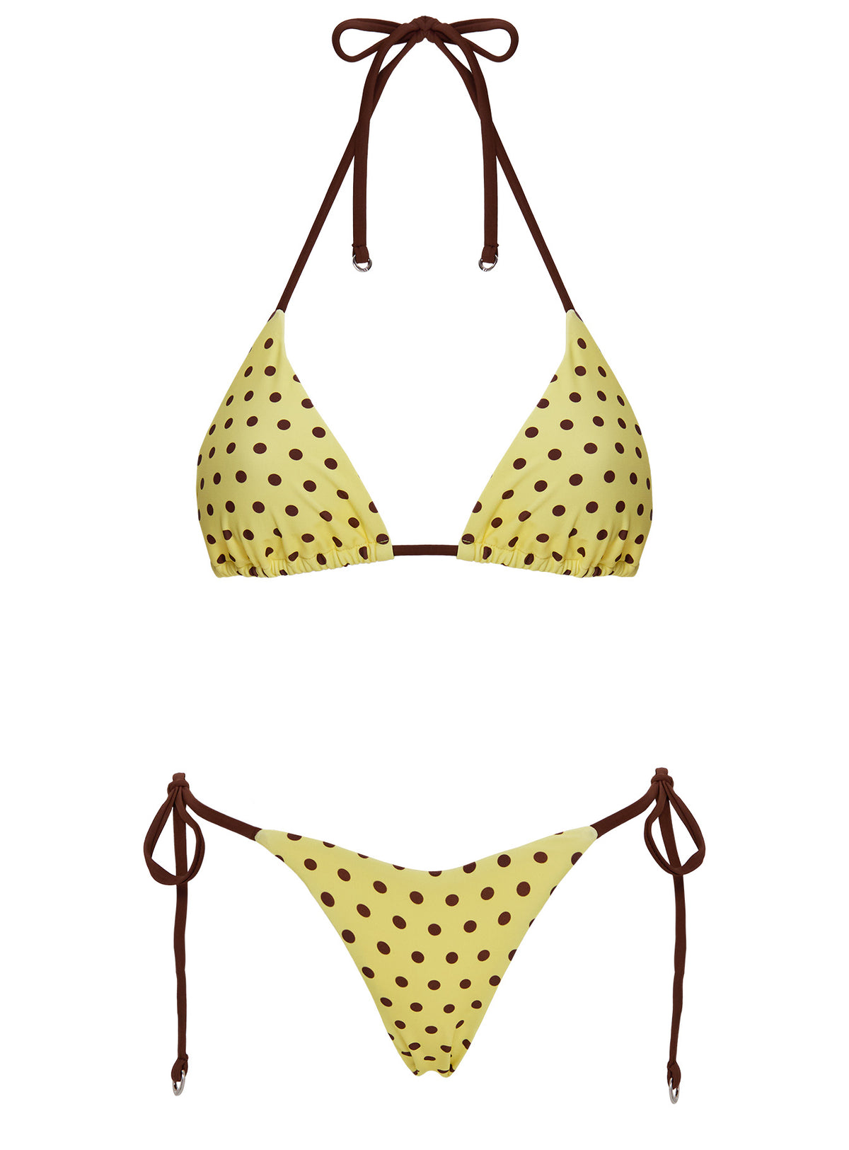 Crispy Bikini Bottoms Yellow / Polka Dot