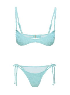 Bikini top Adjustable shoulder straps, gold-toned hardware, clasp fastening at back Good stretch, fully lined