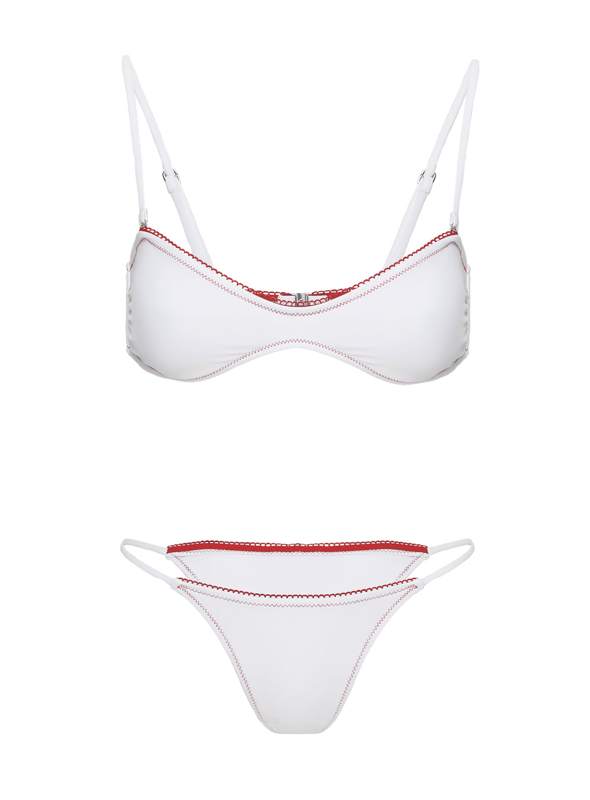 Othella String Bikini Bottoms White / Red