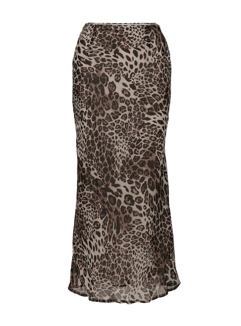 Manda Maxi Skirt Leopard Maxi Skirts Skirts 