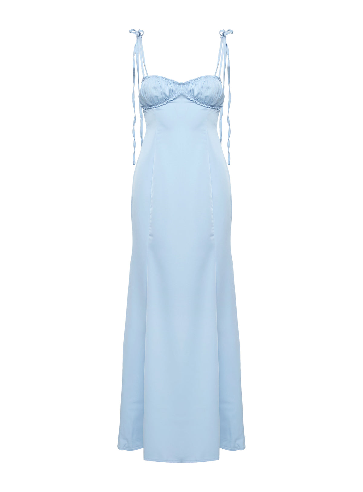 product Princess Polly Navagio Maxi Dress Blue Sweetheart Neckline 