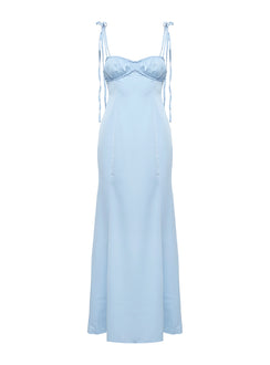 product Princess Polly Navagio Maxi Dress Blue Sweetheart Neckline 