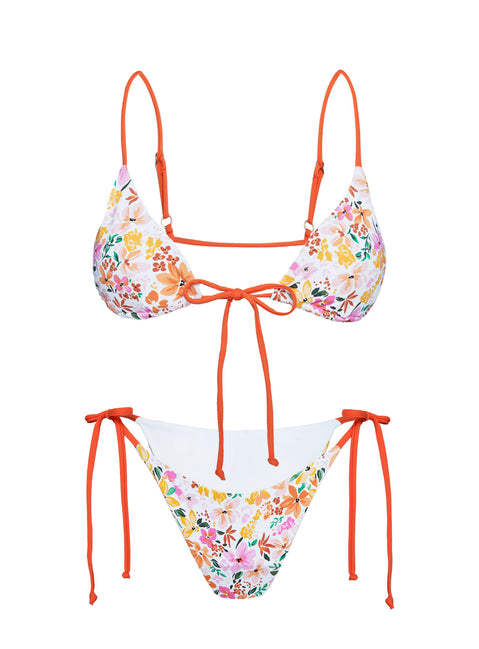 Nevaeh Triangle Bikini Top Multi Floral