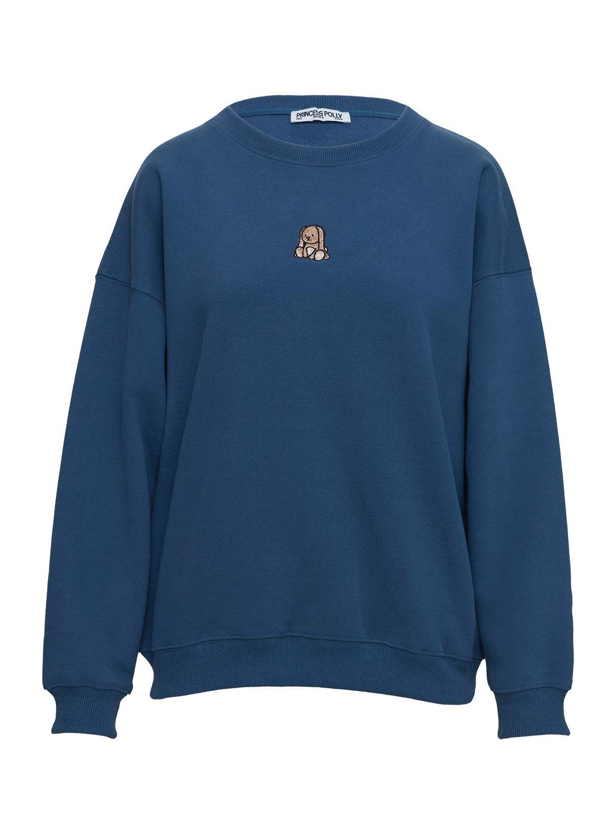 Sleepy Bunny Crewneck Sweatshirt Navy