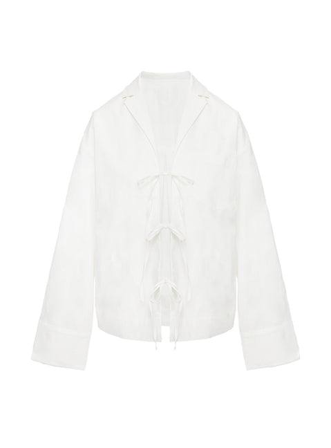 product Princess Polly Spiri Shirt White Full Sleeves V-Neck 