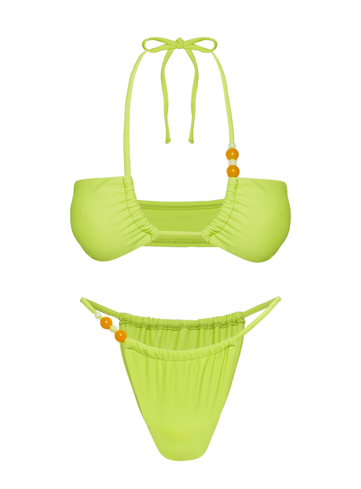 Seashore Bikini Top Green