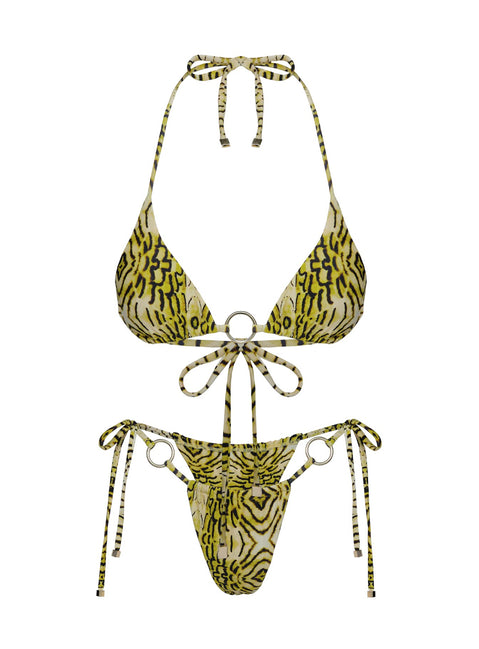 Sunbrella Tie Side Bikini Bottoms Snake